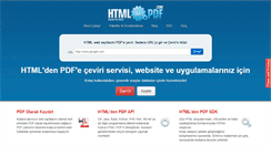 Desktop Screenshot of htmldenpdf.com